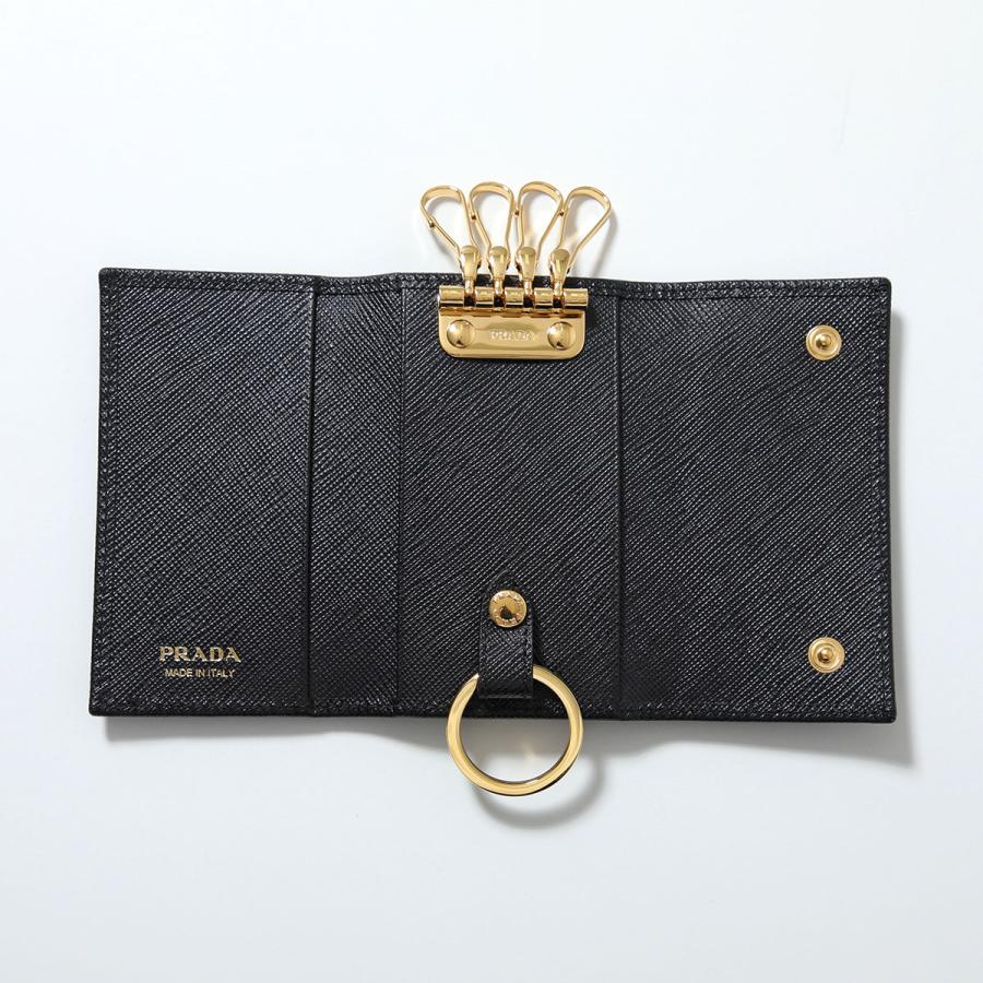 PRADA プラダ 超美品 サフィアーノ 1PG004 キーケース キーリング PRADA（プラダ） キーケース 1PG004 QHH レディース サフィアーノ