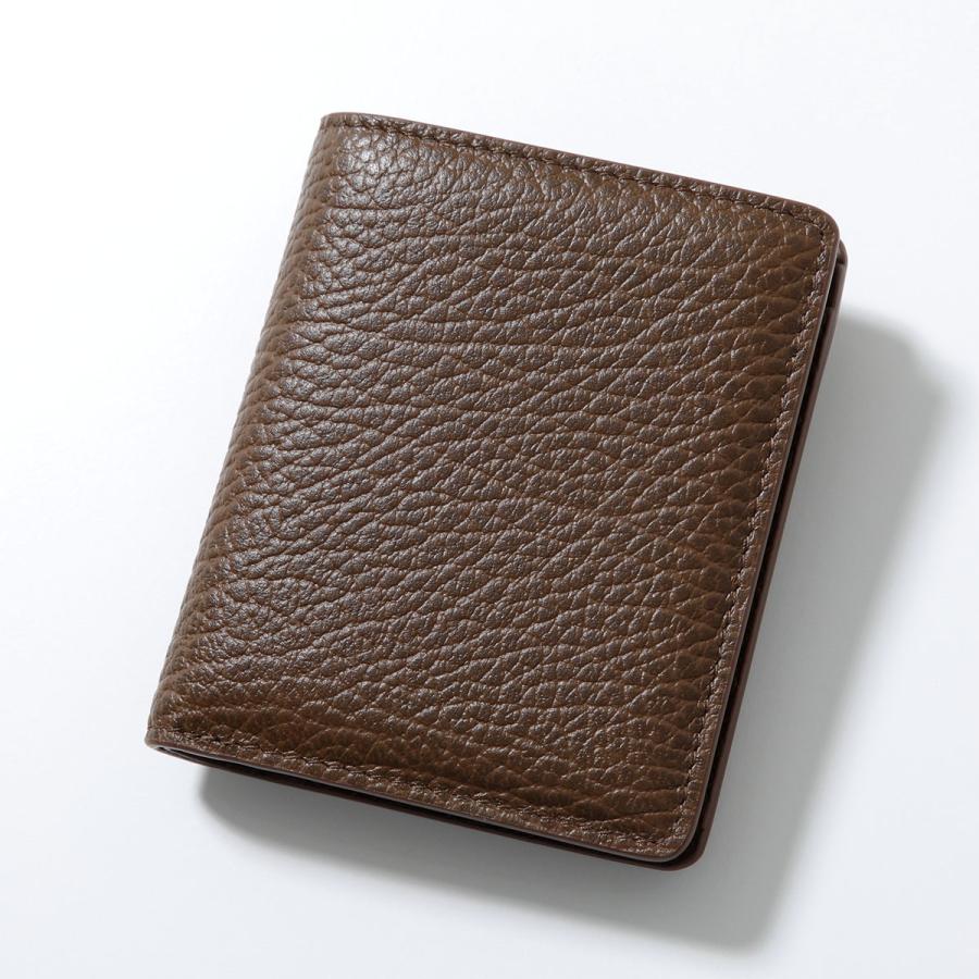 MAISON MARGIELA メゾンマルジェラ 二つ折り財布 S56UI0140 P4455 メンズ レザー ミニ財布 4ステッチ 小銭入れあり T2181 S56UI0140P4455T2181の画像