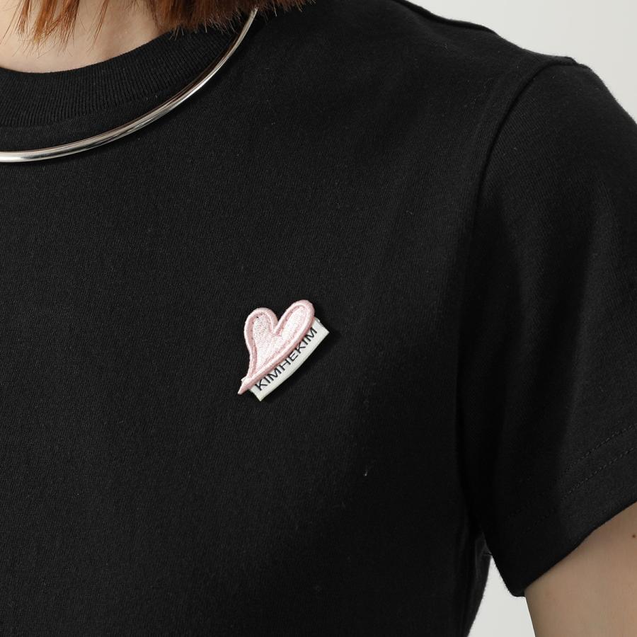 KIMHEKIM キムヘキム Tシャツ MINI HEART PATCH SLIM FIT T-SHIRT 