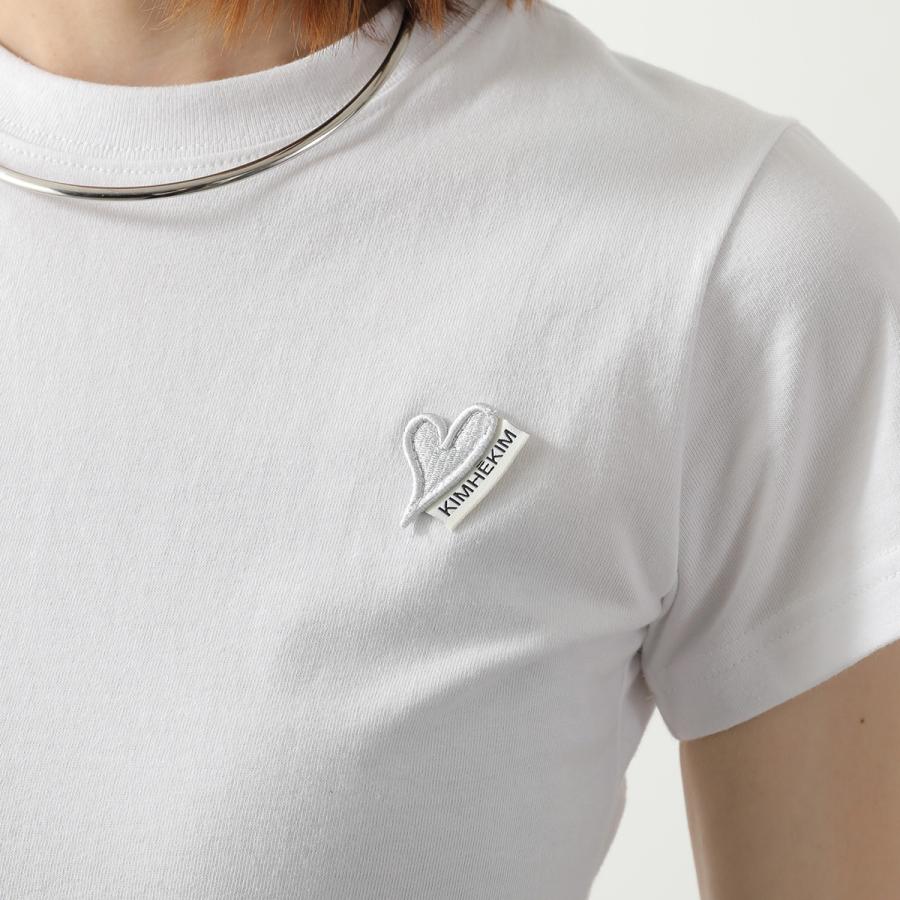 KIMHEKIM キムヘキム Tシャツ MINI HEART PATCH SLIM FIT T-SHIRT 