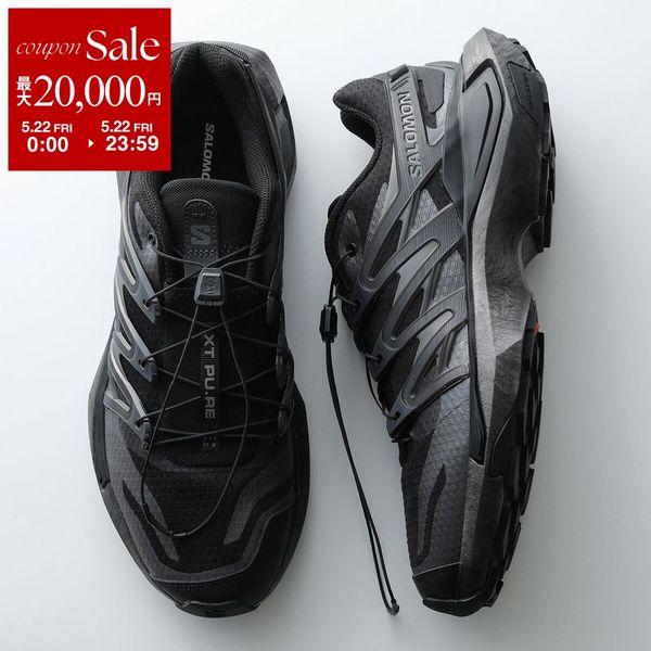 salomon スニーカー ブラック 27cm SALOMON（サロモン） スニーカー XT-PU.RE L エックスティー ピュア
