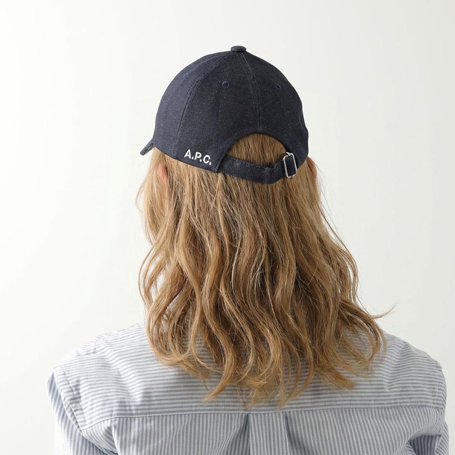 APC A.P.C. アーペーセー ベースボールキャップ casquette eden キャスケット エデン COHIZ M24209 レディース コットン デニム 帽子 IAI/INDIGOの画像