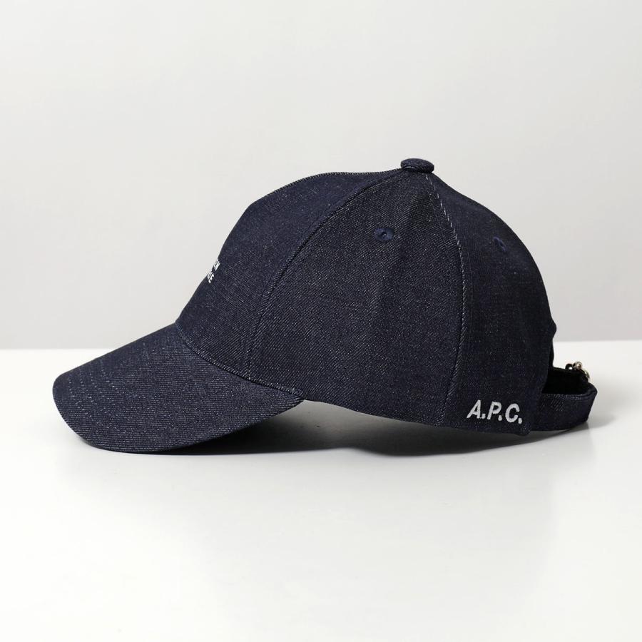 APC A.P.C. アーペーセー ベースボールキャップ casquette eden キャスケット エデン COHIZ M24209 レディース コットン デニム 帽子 IAI/INDIGOの画像