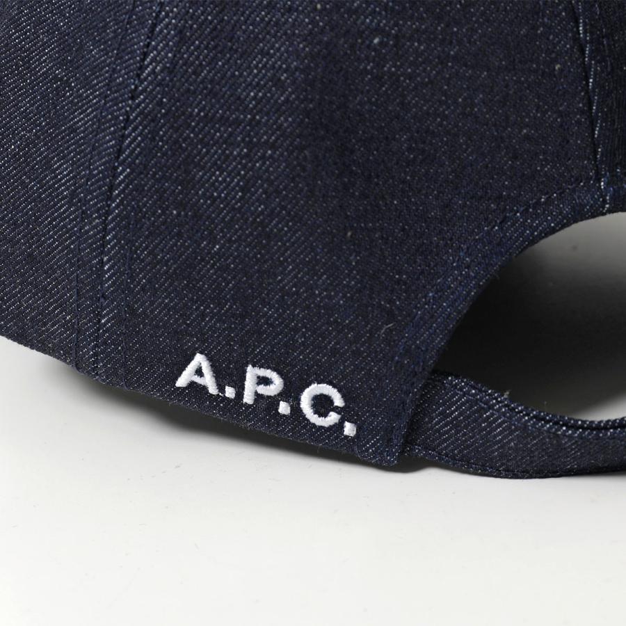 APC A.P.C. アーペーセー ベースボールキャップ casquette eden キャスケット エデン COHIZ M24209 レディース コットン デニム 帽子 IAI/INDIGOの画像