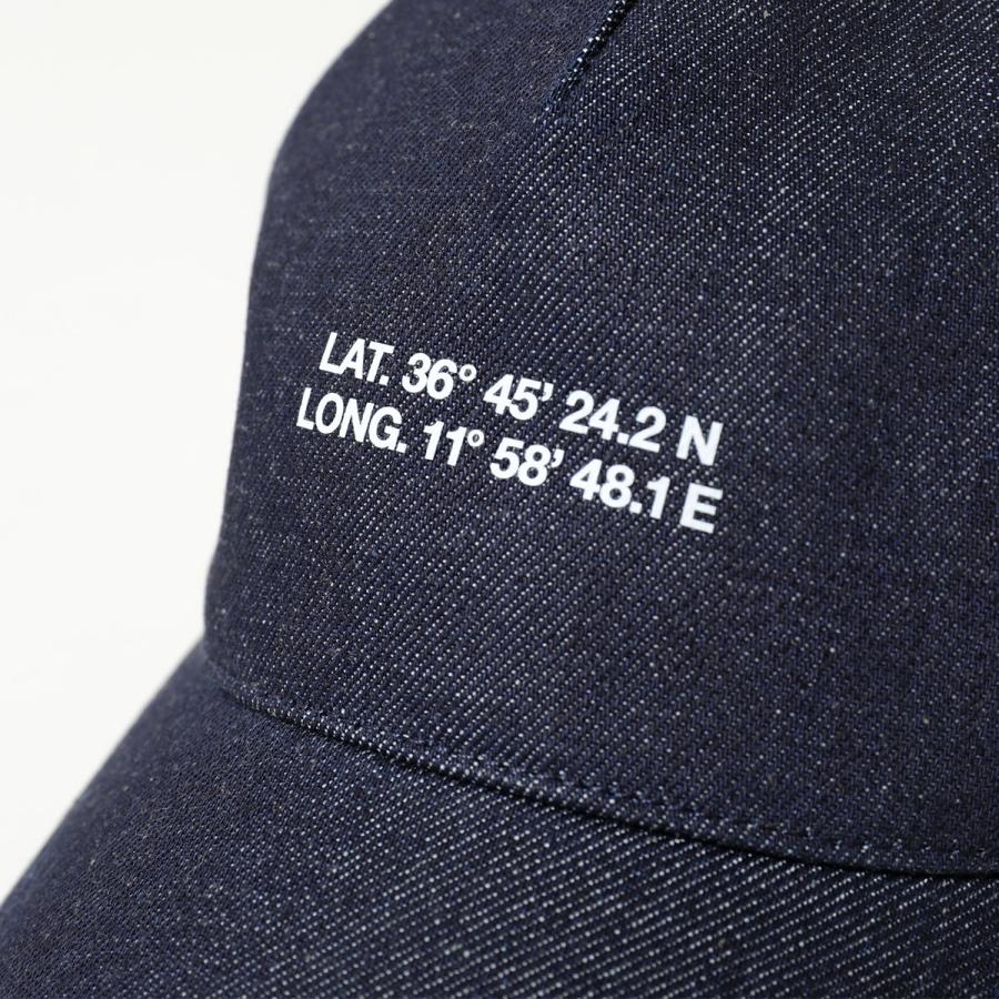 APC A.P.C. アーペーセー ベースボールキャップ casquette eden キャスケット エデン COHIZ M24209 レディース コットン デニム 帽子 IAI/INDIGOの画像