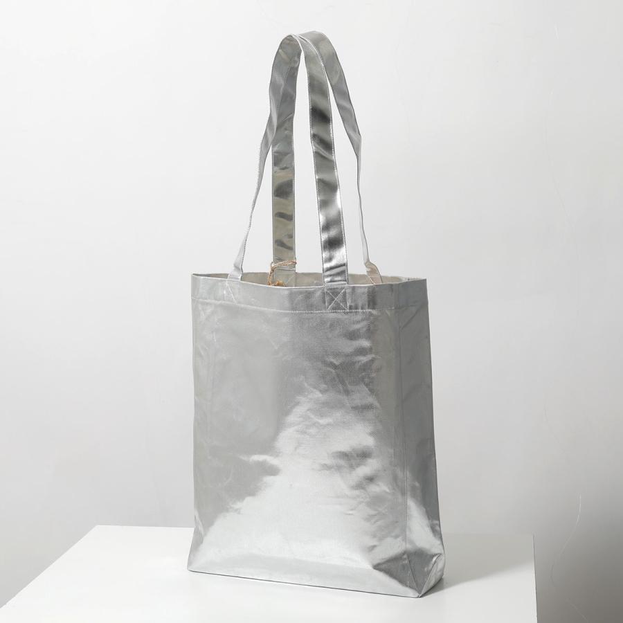 APC A.P.C. アーペーセー トートバッグ TOTE LOU ルー COHTM M61442 レディース メタリック シルバー ロゴ 鞄 RAB/ARGENTの画像