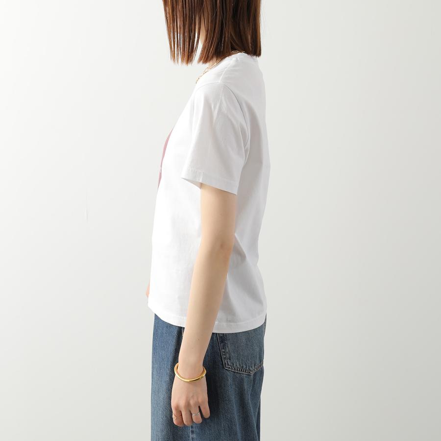 APC A.P.C. アーペーセー Tシャツ Pomme ポム COHBM F26578 レディース 半袖 カットソー コットン クルーネック ロゴ AABの画像