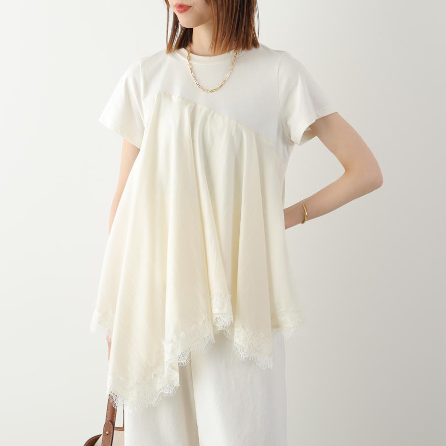 HERENCIA（ヘレンチア） Tシャツ H526120 レディース 裾レース