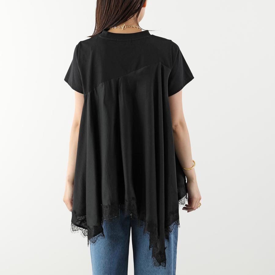 【新品・未使用】Herencia 裾レースヘムラインカットソー HERENCIA（ヘレンチア） Tシャツ H526120 レディース 裾レース