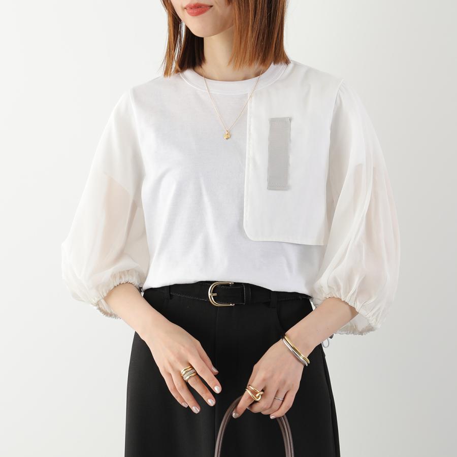 チコ【MARECHAL TERRE】 スタンドカラー　ボリュームフレアー MARECHAL TERRE（マルシャルテル） Tシャツ ZMT262CT122 レディース