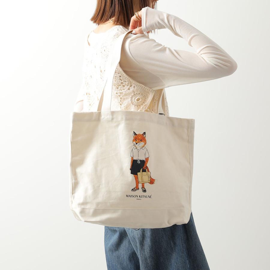MAISON KITSUNE（メゾン キツネ） トートバッグ DRESSED FOX ドレスド