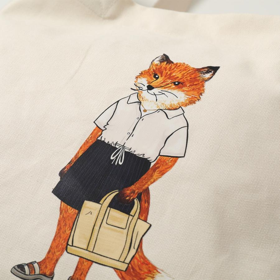 MAISON KITSUNE（メゾン キツネ） トートバッグ DRESSED FOX ドレスド