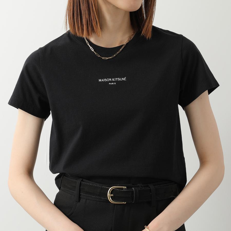 メゾンキツネ Maison Kitsune Tシャツ ブラック レディース MAISON KITSUNE（メゾン キツネ） Tシャツ MAISON KITSUNE PARIS BABY