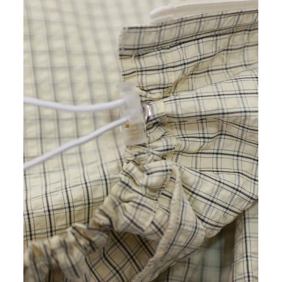 Marilyn Moon（マリリンムーン） ブルゾン seersucker check pleats