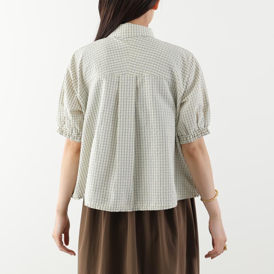 Marilyn Moon（マリリンムーン） ブルゾン seersucker check pleats