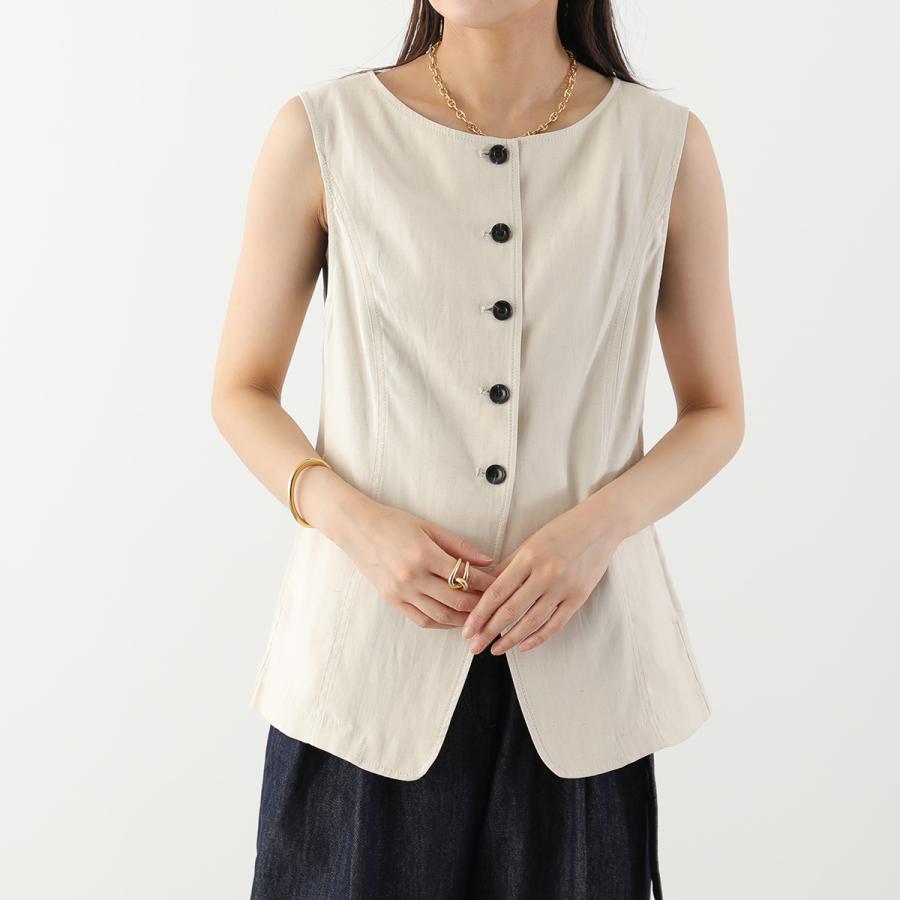 CHIGNON（シニヨン） ベスト 4262-302KK レディース リネンブレンド