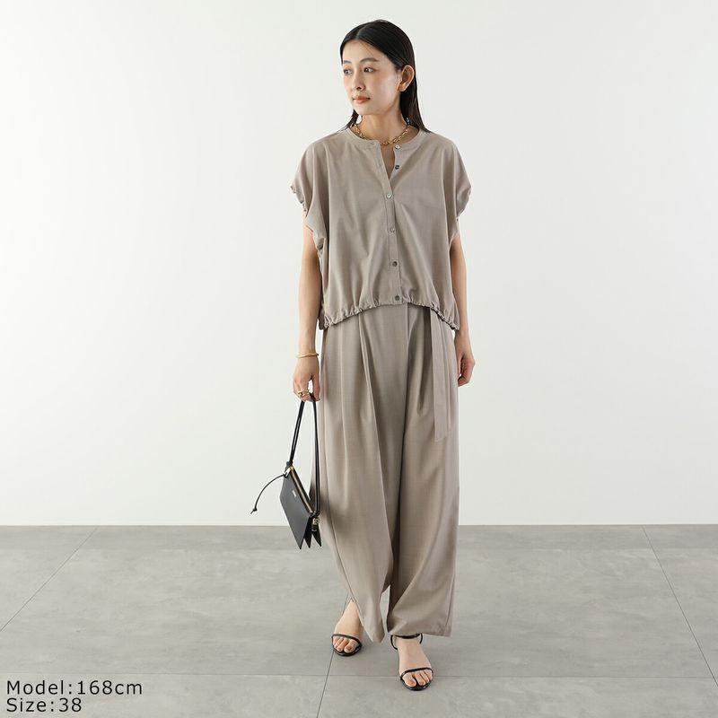CHIGNON（シニヨン） パンツ 3262-334MK レディース 梳毛調 ベルト付き
