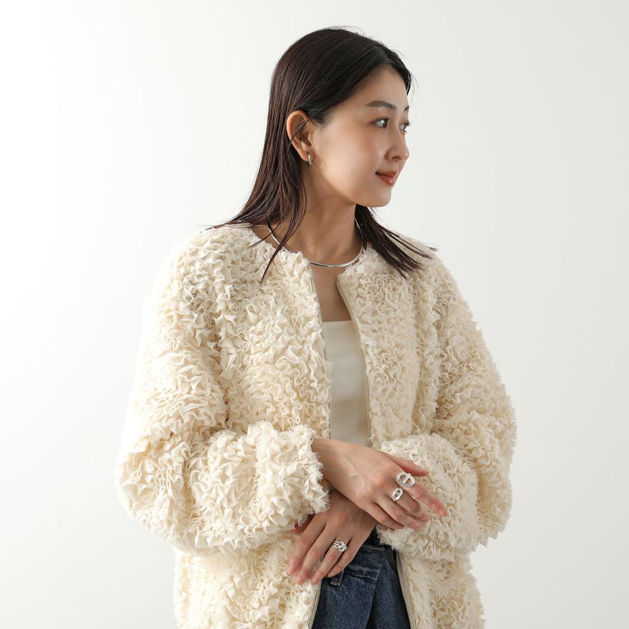 HERMES エルメス リング シェーヌ・ダンクル バンキャトル ダブル TGM Chaine d'ancre 24 double ring H114603B レディース アクセサリー 指輪 SILVERの画像