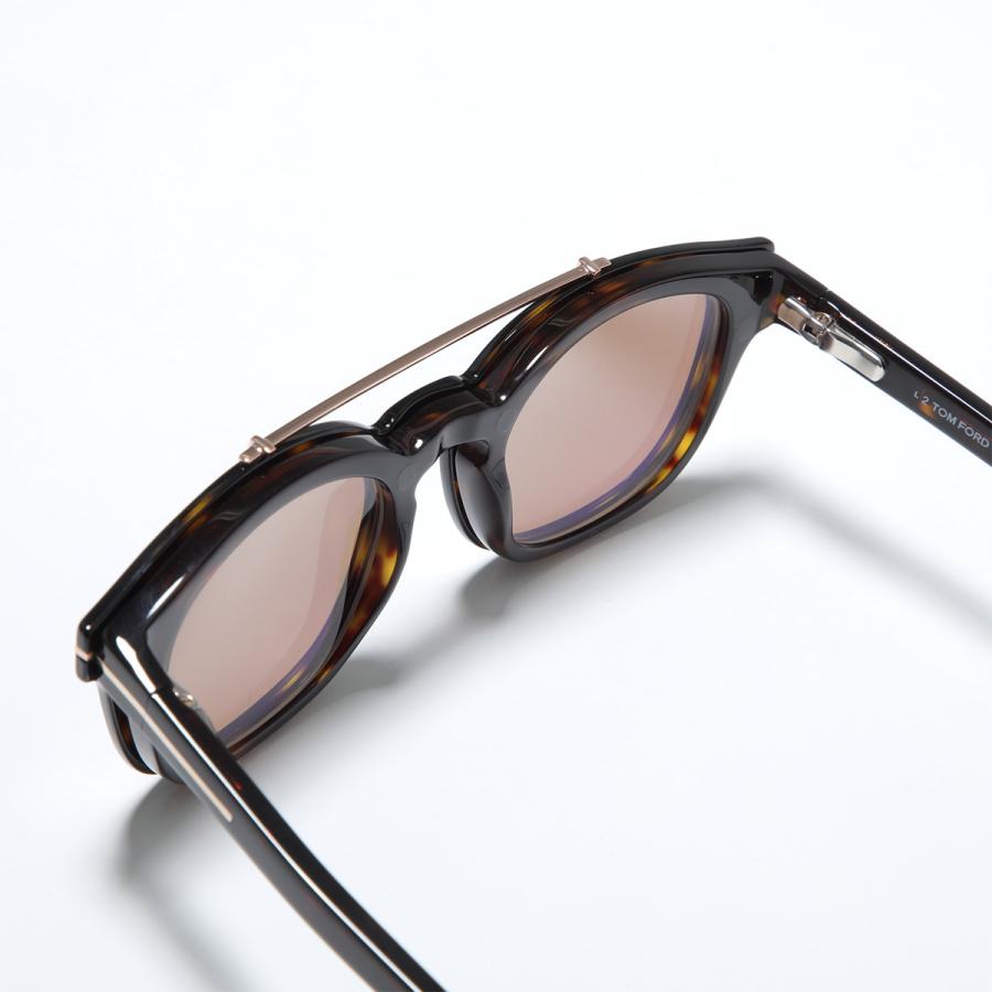トムフォード TOM FORD TF5532-B Tom Ford TF5532-B 01V Blue Control with Clip On Glasses - US