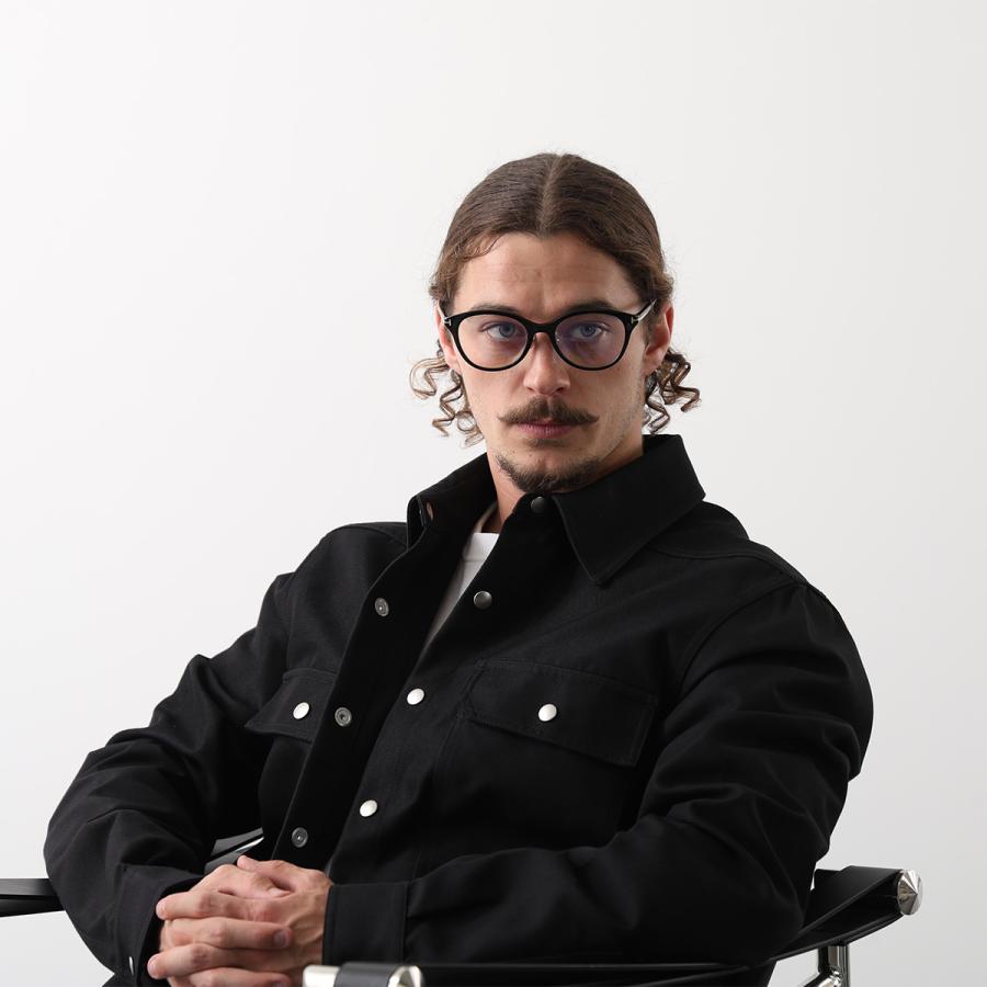 TOM FORD トムフォード メガネ TF6102-D-B メンズ レディース ウェリントン型 ブルーライトカット アジアンフィット【日本企画】クリングスタイプ 001_2