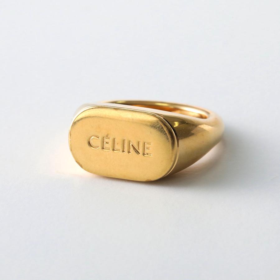 CELINE（セリーヌ） リング 46Z996BRA.35OR メンズ ブラス ロゴ