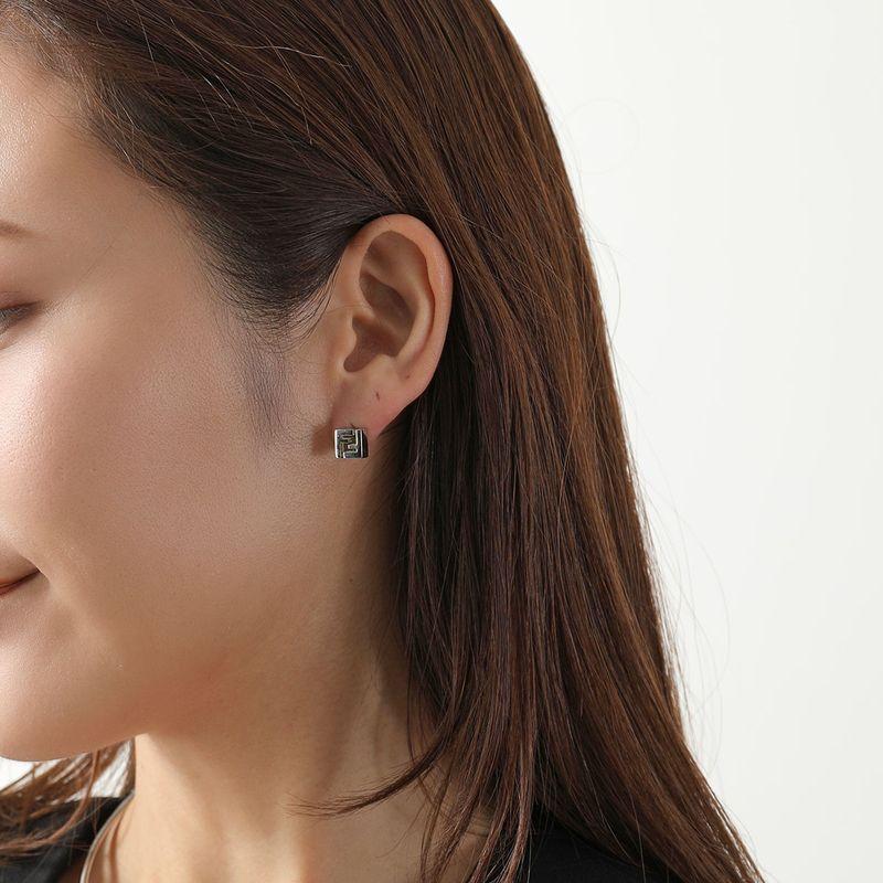FENDI（フェンディ） ピアス 7AK012 B08 メンズ 片耳販売 FFキューブ