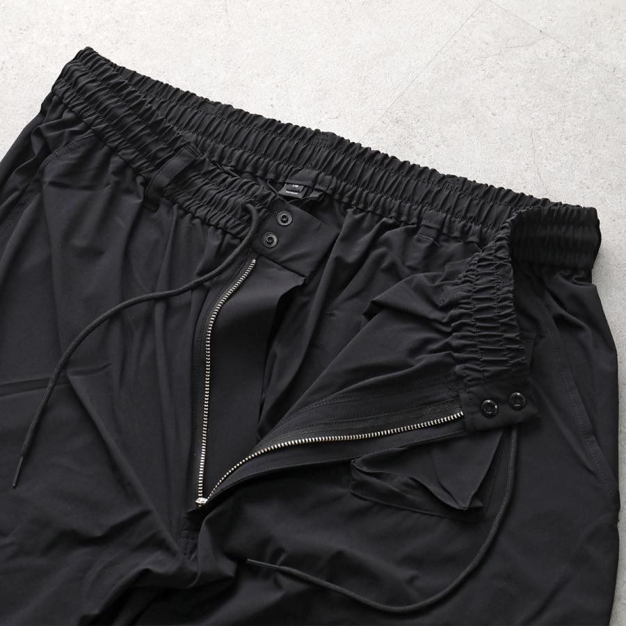 Y-3 ワイスリー カーゴパンツ UT STRAIGHT PANTS KS7857 メンズ ストレートパンツ ロゴ ルーズフィット プレーンウィーブ BLACkの画像