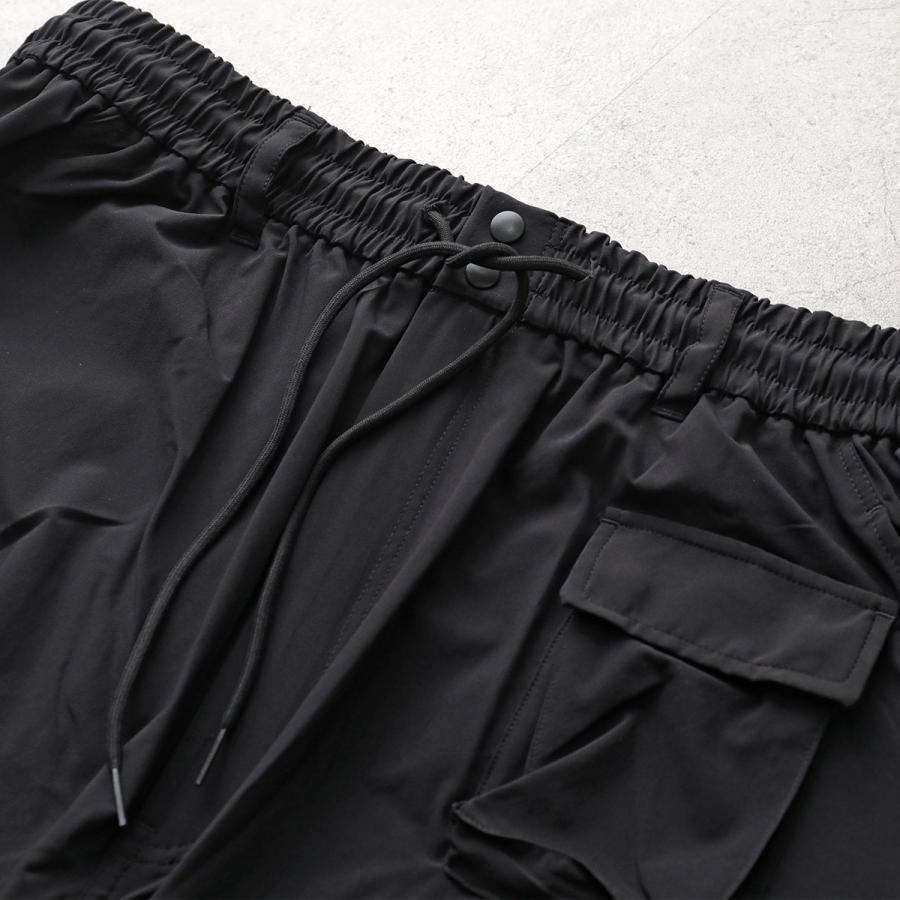 Y-3 ワイスリー カーゴパンツ UT STRAIGHT PANTS KS7857 メンズ ストレートパンツ ロゴ ルーズフィット プレーンウィーブ BLACkの画像