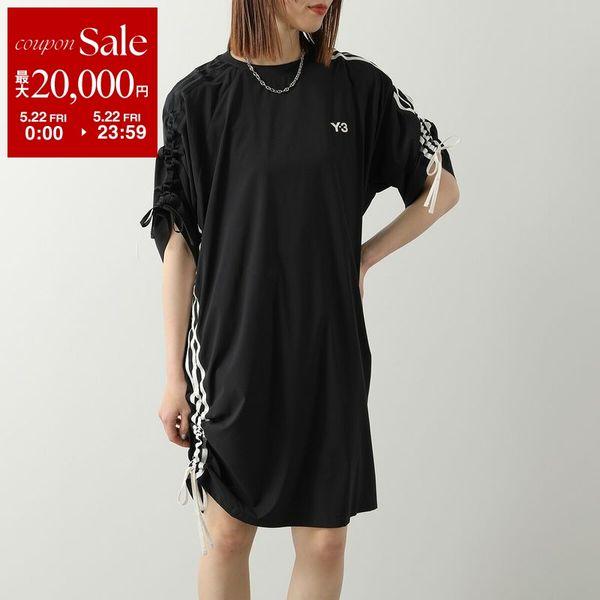 Y-3 ワイスリー ワンピース CINCH 3 STIPES OVERSIZED TEE DRESS