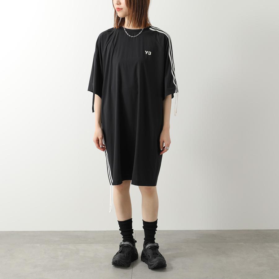 Y-3 ワイスリー ワンピース CINCH 3 STIPES OVERSIZED TEE DRESS