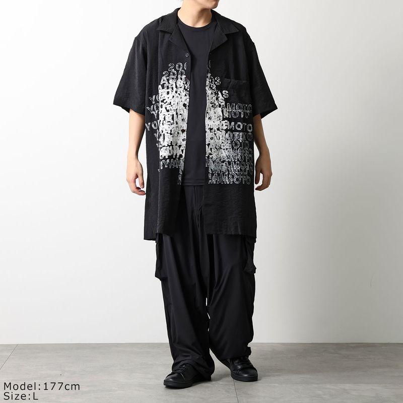 Y-3 ワイスリー 半袖シャツPLACED GRAPHIC SHORT SLEEVE LONG SHIRT