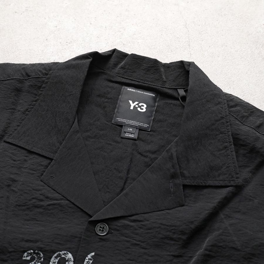 Y-3 ワイスリー 半袖シャツPLACED GRAPHIC SHORT SLEEVE LONG SHIRT