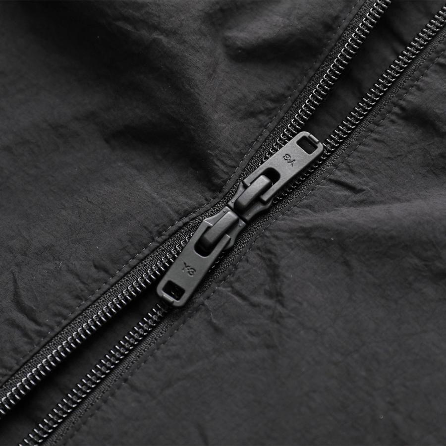 Y-3 ワイスリー ナイロンジャケット RAW EDGE 3 STRIPES NYLON SHELL JACKET KF6027 メンズ 撥水 はっ水 軽量 ロゴ セットアップ可能 BLACKの画像