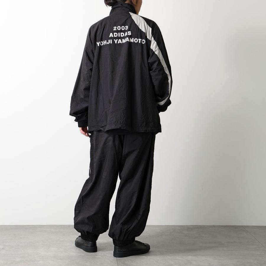 Y-3 ワイスリー ナイロンジャケット RAW EDGE 3 STRIPES NYLON SHELL JACKET KF6027 メンズ 撥水 はっ水 軽量 ロゴ セットアップ可能 BLACKの画像