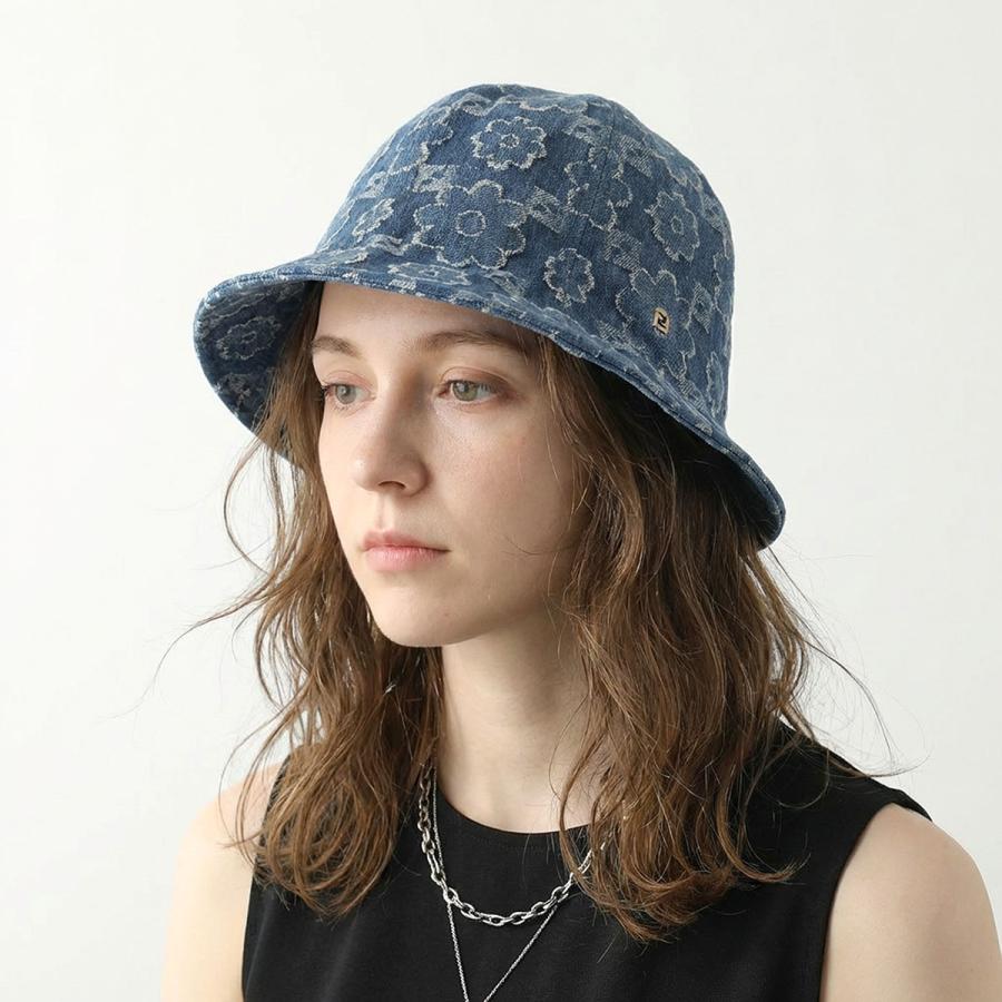 FENDI（フェンディ） ハット FXQ145 B01Z レディース デニム クロシュ