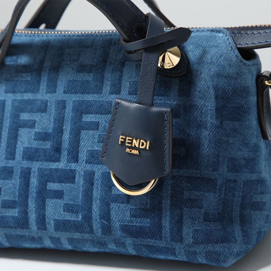 FENDI（フェンディ） ショルダーバッグ MINI BY THE WAY DENIM FLOCK