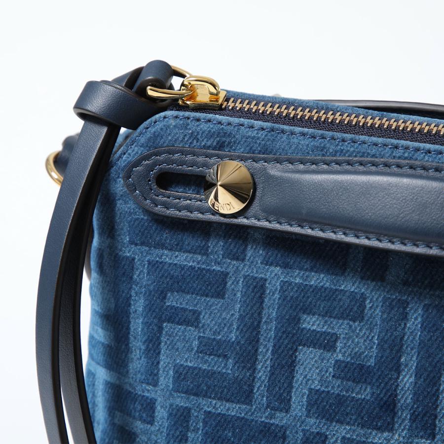 FENDI（フェンディ） ショルダーバッグ MINI BY THE WAY DENIM FLOCK