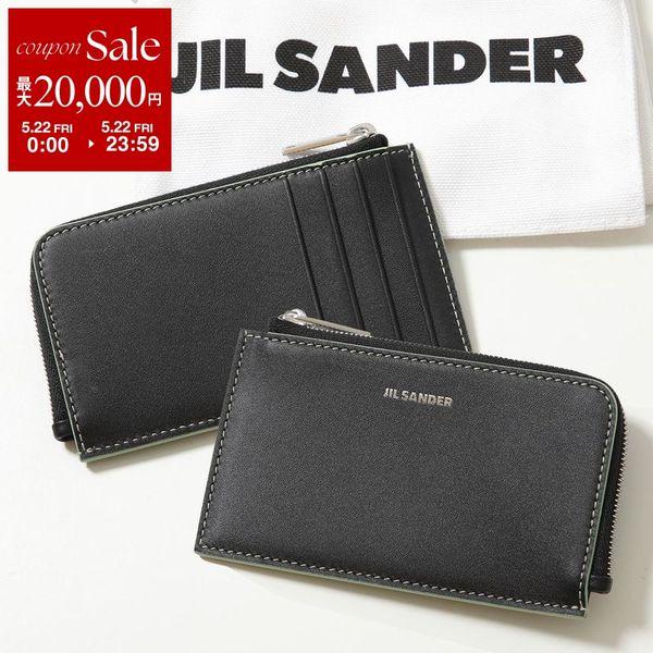 JIL SANDER ジルサンダー フラグメントケース ENVELOPE EW J26UI0007 P8895 メンズ コインパース カードホルダー エンボスロゴ レザー J26UI0007P8895001の画像