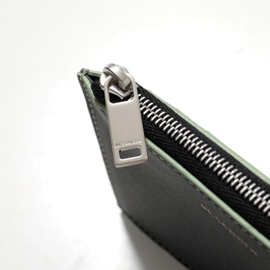 ＊未使用品＊ブラック キルティング/シルバー 折り財布 ケース JIL SANDER（ジルサンダー） フラグメントケース ENVELOPE EW