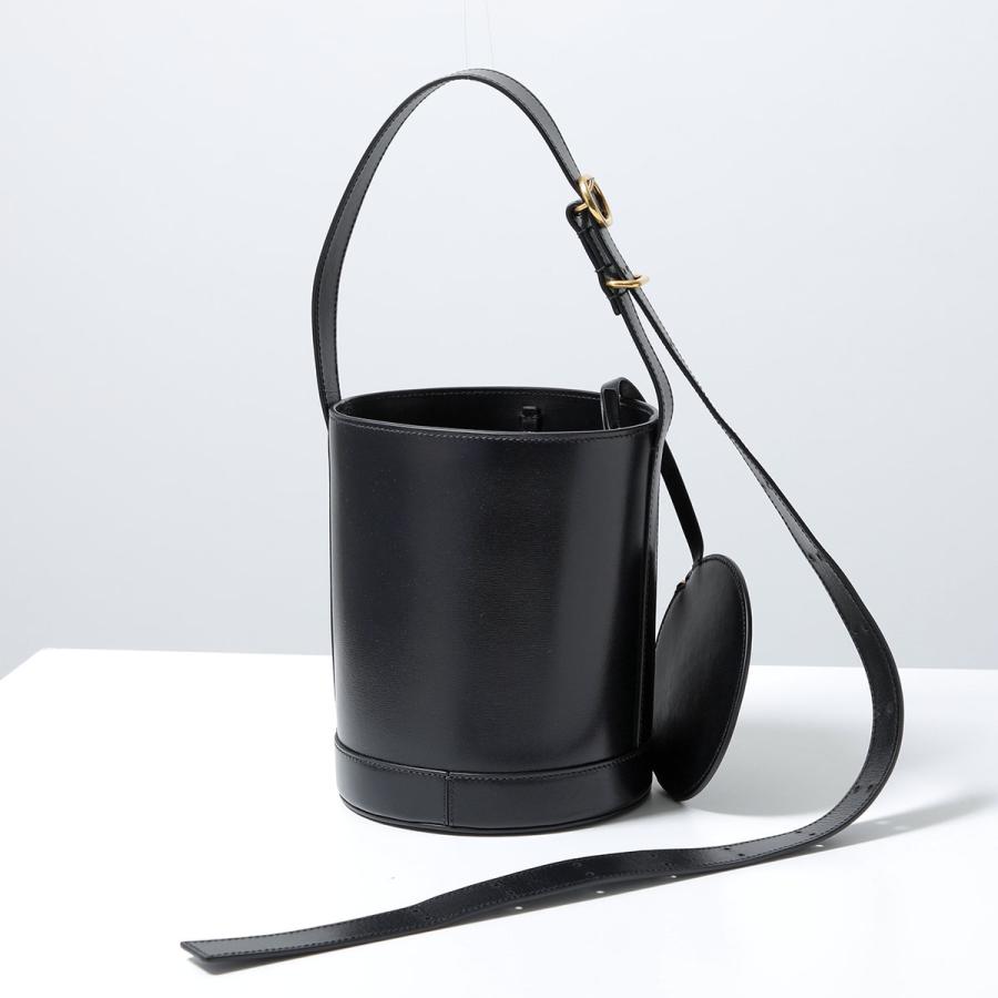 JIL SANDER ジルサンダー ショルダーバッグ CANNOLO BUCKET カンノーロ バケット J07ZH0059 P4840 レディース レザー コインケース付き 鞄 001/BLACK_6