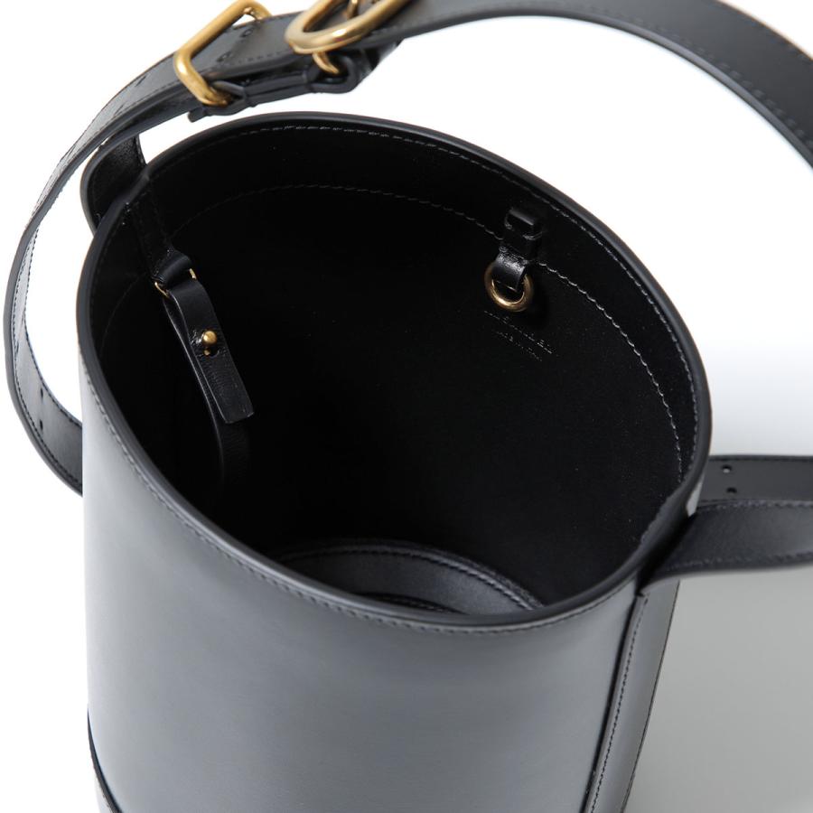JIL SANDER ジルサンダー ショルダーバッグ CANNOLO BUCKET カンノーロ バケット J07ZH0059 P4840 レディース レザー コインケース付き 鞄 001/BLACK_7