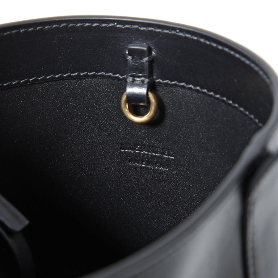 JIL SANDER ジルサンダー ショルダーバッグ CANNOLO BUCKET カンノーロ バケット J07ZH0059 P4840 レディース レザー コインケース付き 鞄 001/BLACK_8