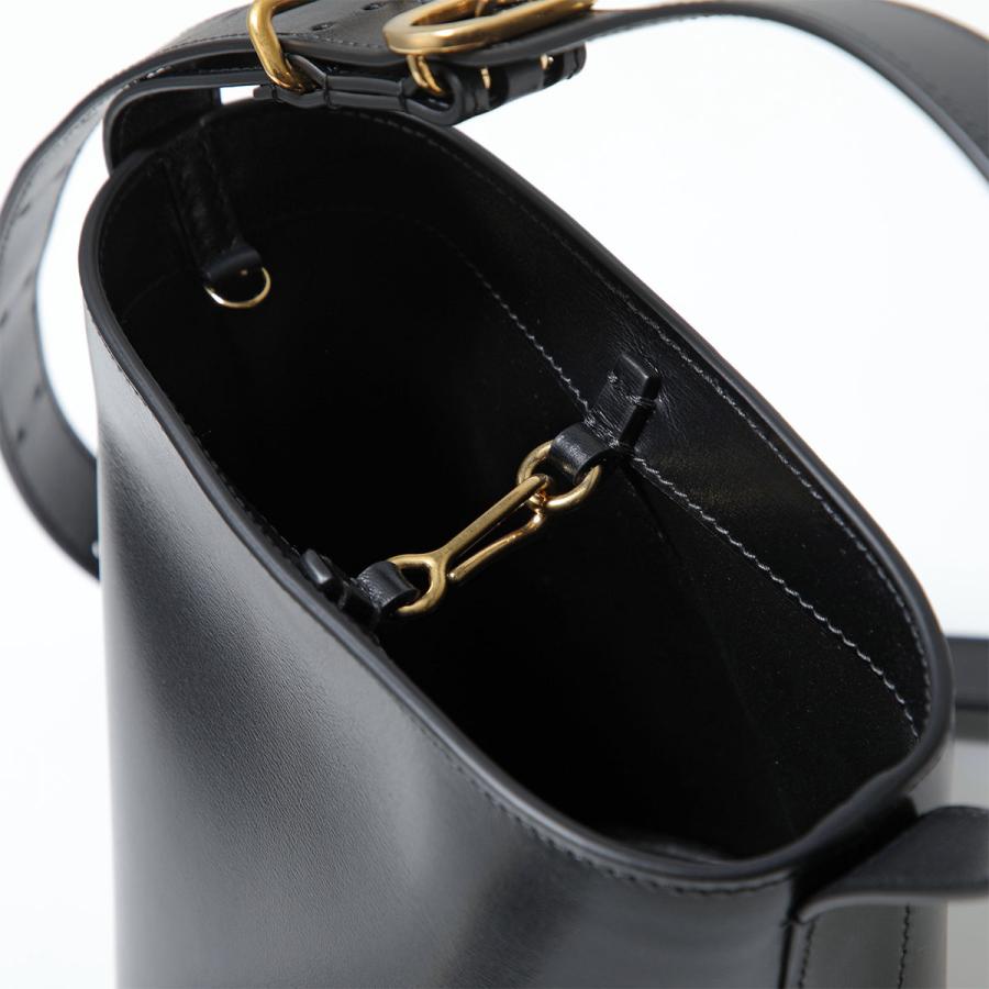 JIL SANDER ジルサンダー ショルダーバッグ CANNOLO BUCKET カンノーロ バケット J07ZH0059 P4840 レディース レザー コインケース付き 鞄 001/BLACK_9
