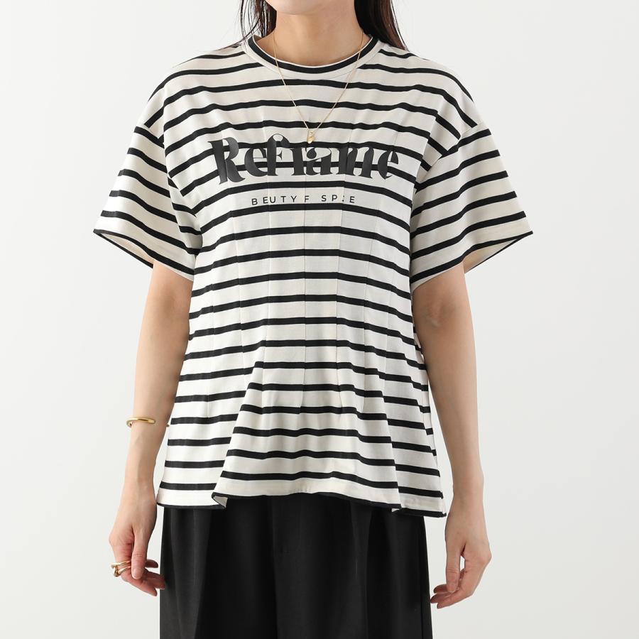 HERENCIA（ヘレンチア） Tシャツ H526114 レディース タックボーダー 