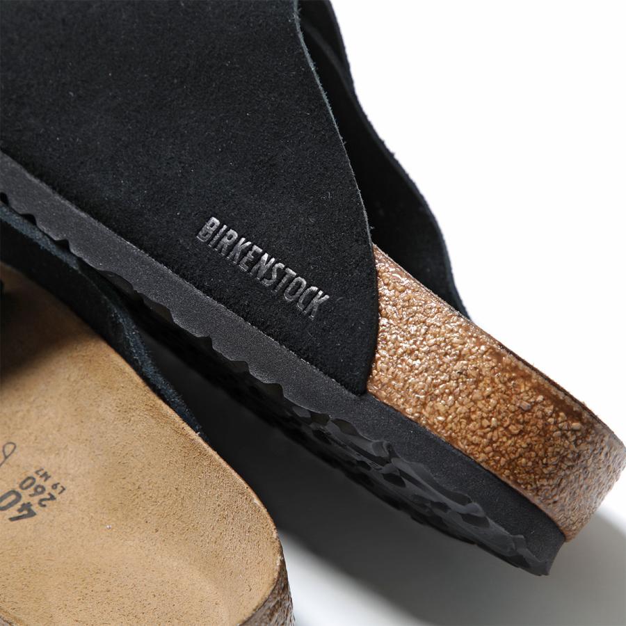 BIRKENSTOCK ビルケンシュトック サンダル Zrich BS チューリッヒ 1025045 メンズ レギュラー幅 スウェード フラット シューズ 靴 Blackの画像