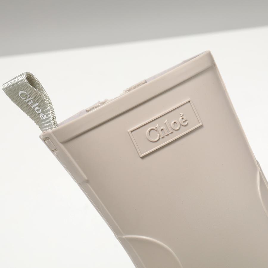 Chloe クロエ レインブーツ BETTY ベティ CHC22A239Z2 レディース ショートブーツ ミドルブーツ チャンキーヒール ラバー スクエアトゥ ロゴ シューズ 靴の画像