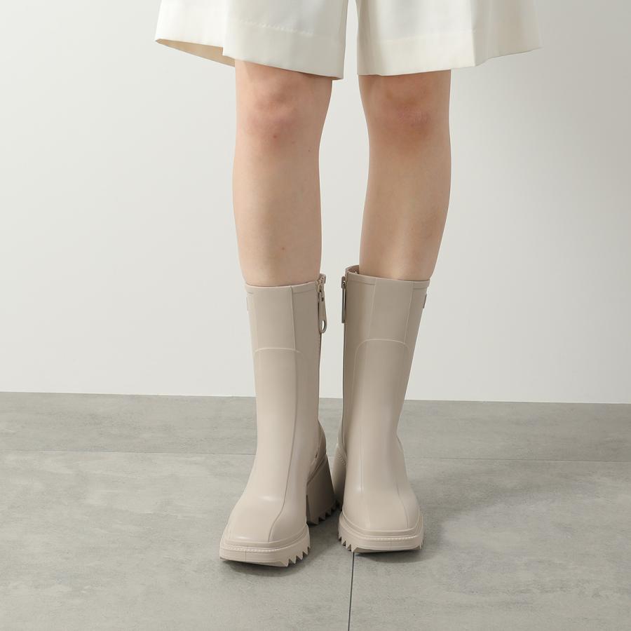 Chloe クロエ レインブーツ BETTY ベティ CHC22A239Z2 レディース ショートブーツ ミドルブーツ チャンキーヒール ラバー スクエアトゥ ロゴ シューズ 靴の画像