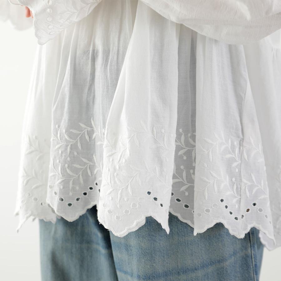 NE QUITTEZ PAS!（ヌキテパ） ne Quittez pas ブラウス Cotton Voile