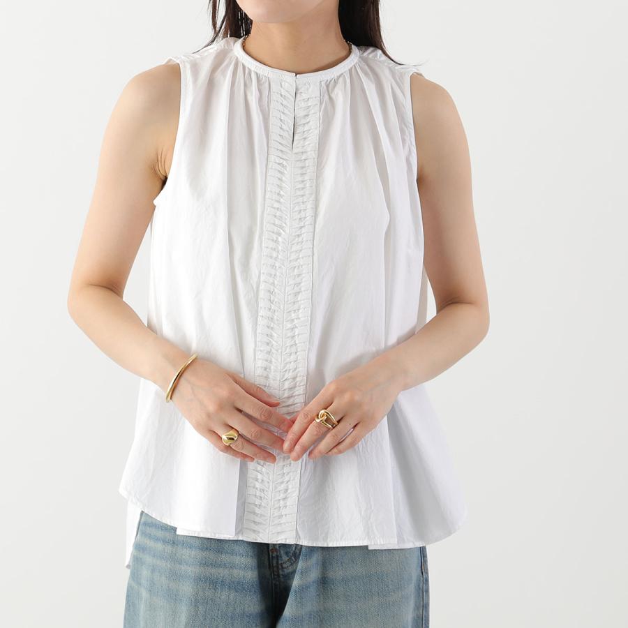 未使用に近い2025　ne Quittez pas ヌキテパ 　ブラウスベスト NE QUITTEZ PAS!（ヌキテパ） ne Quittez pas ブラウス Cotton Wave