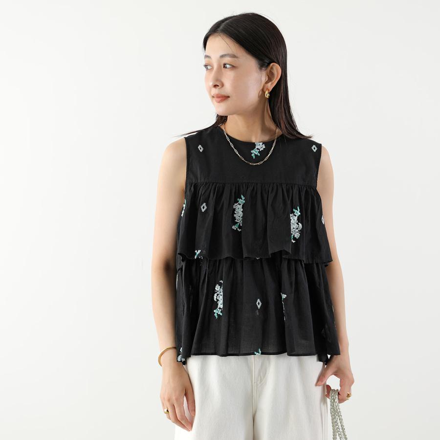 NE QUITTEZ PAS!（ヌキテパ） ne Quittez pas ブラウス Cotton Voile